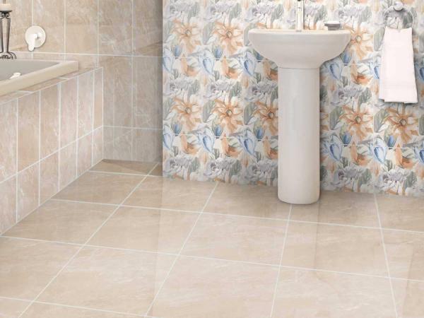 Special Sale of Beige Bathroom Floor Tiles with the Best Quality
