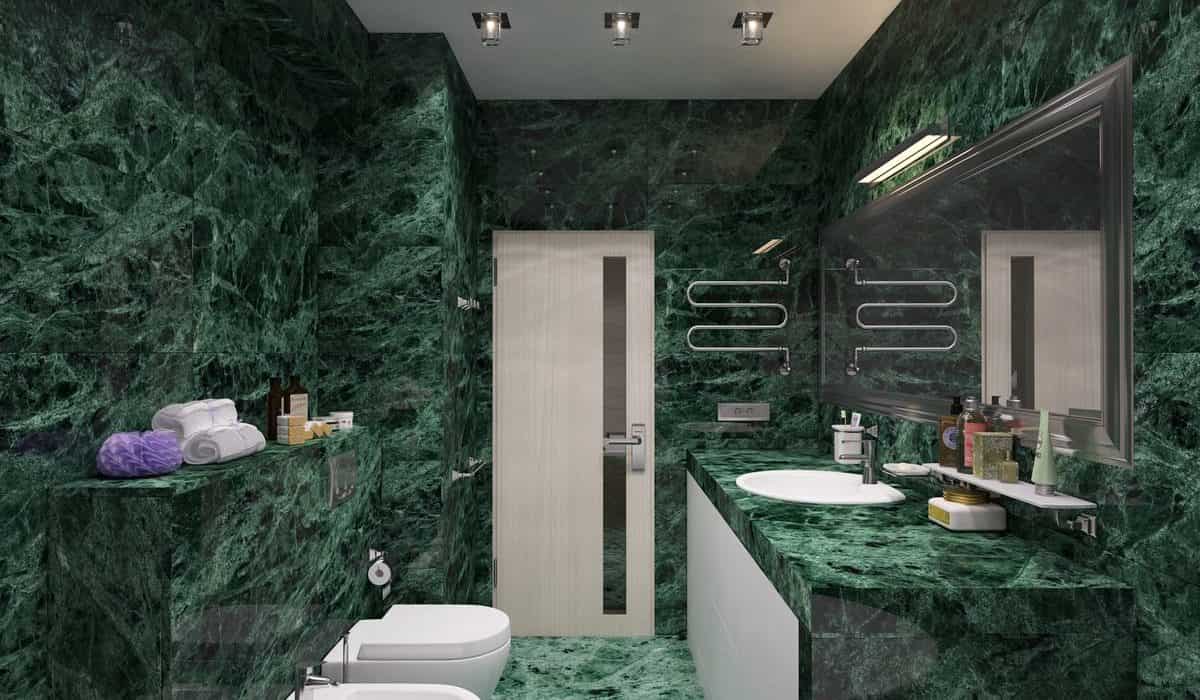  green marble tile 12x12 